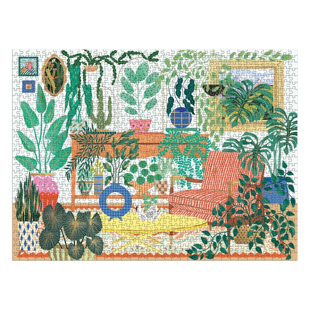 Galison 1000 Piece Puzzle - Houseplant Haven