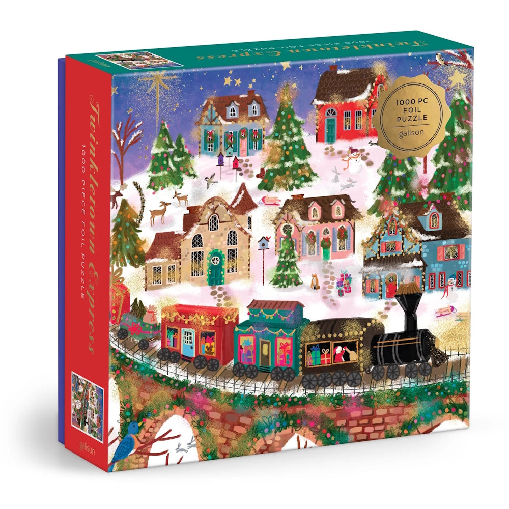 Galison 1000 Piece Puzzle - Joy Laforme Twinkletown Express