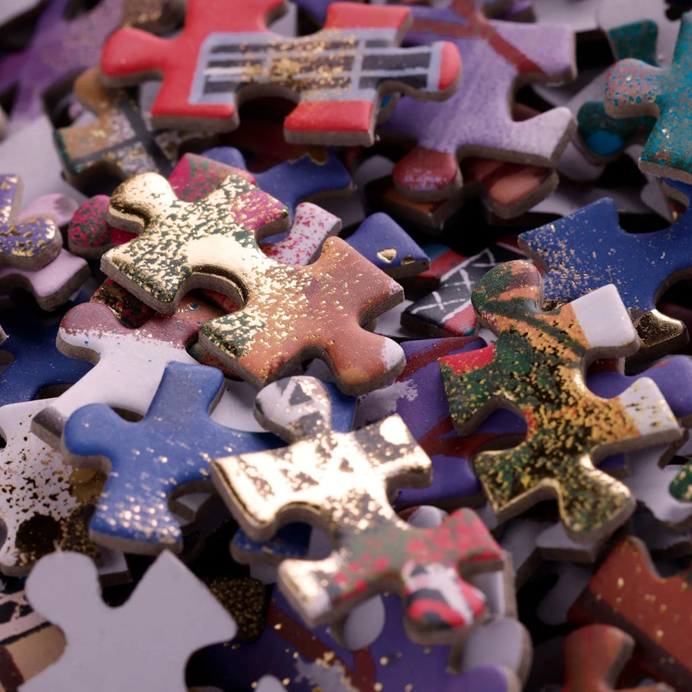 Galison 1000 Piece Puzzle - Joy Laforme Twinkletown Express
