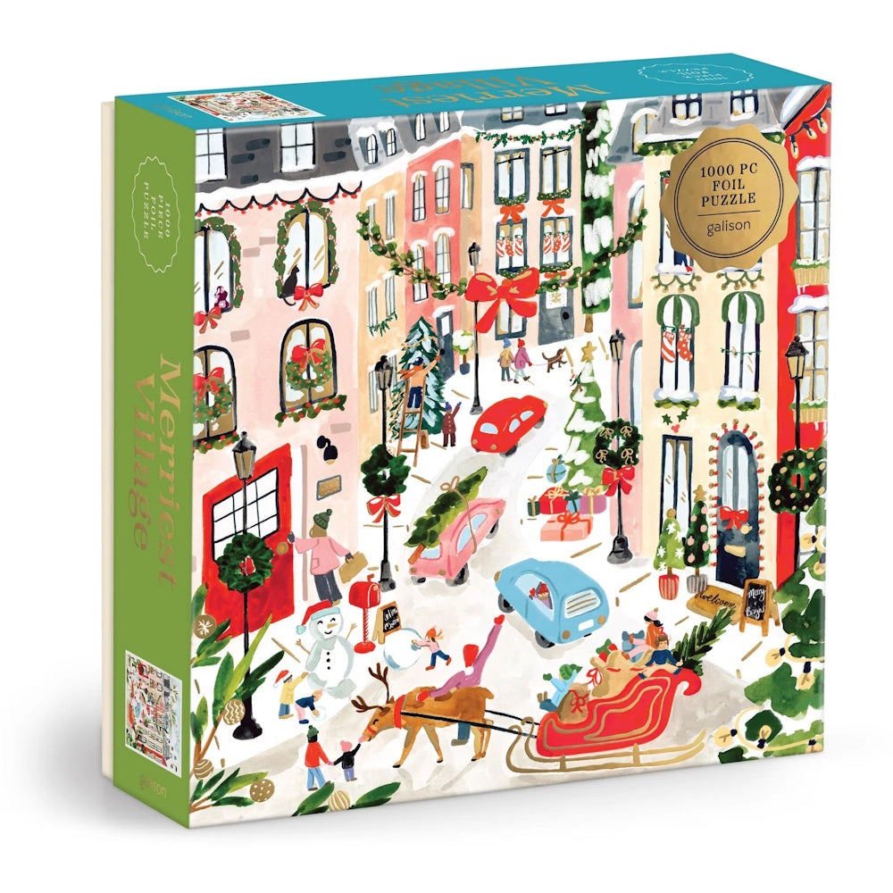 Galison 1000 Piece Puzzle - Merriest Village