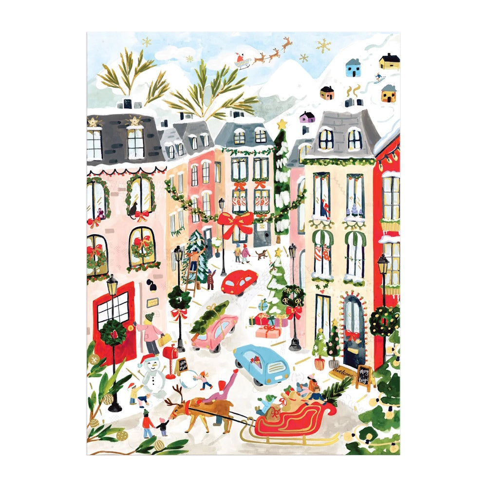 Galison 1000 Piece Puzzle - Merriest Village