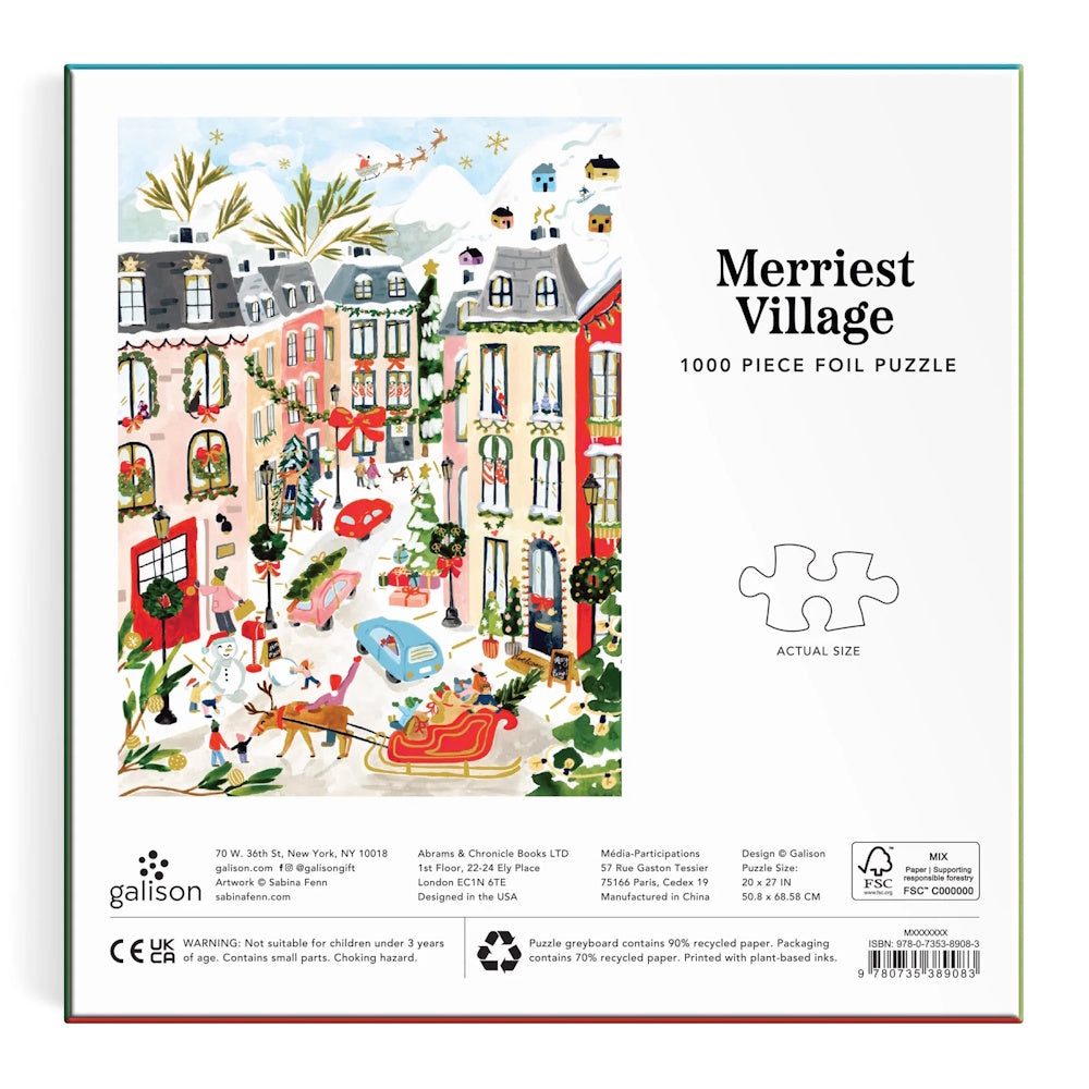 Galison 1000 Piece Puzzle - Merriest Village
