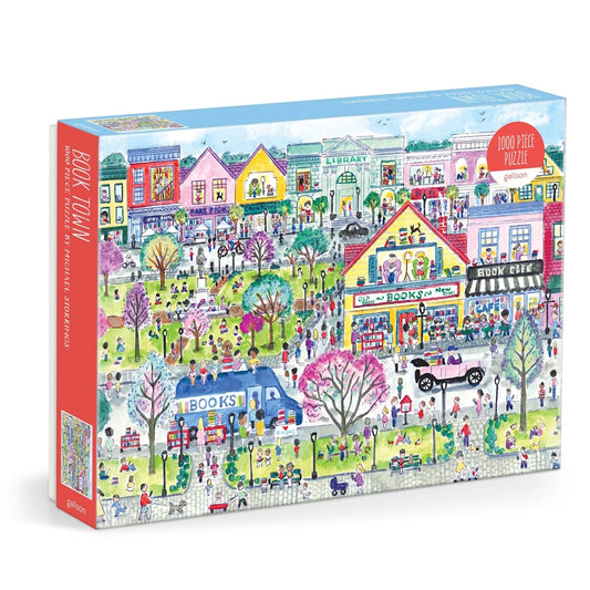 Galison 1000 Piece Puzzle - Michael Storrings Book Town