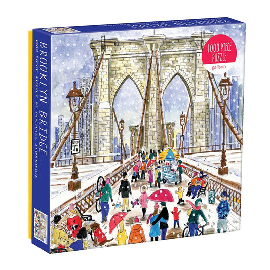 Galison 1000 Piece Puzzle - Michael Storrings Brooklyn Bridge