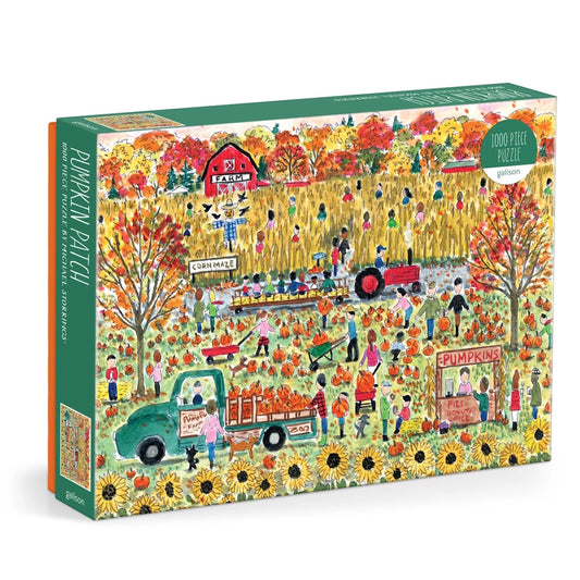 Galison 1000 Piece Puzzle - Michael Storrings Pumpkin Patch