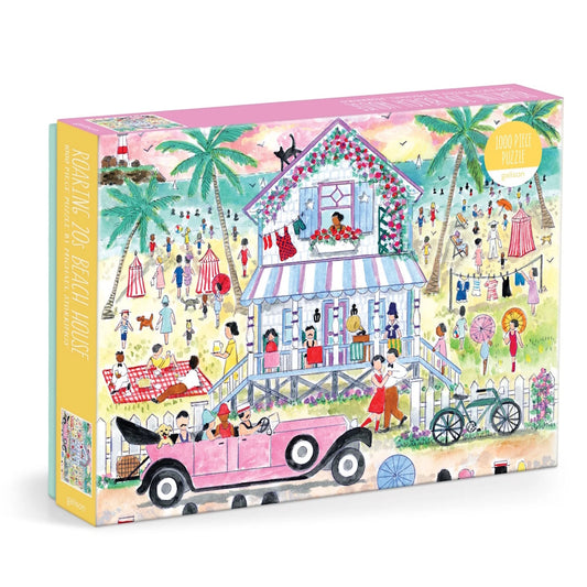 Galison 1000 Piece Puzzle - Michael Storrings Roaring 20s Beach House