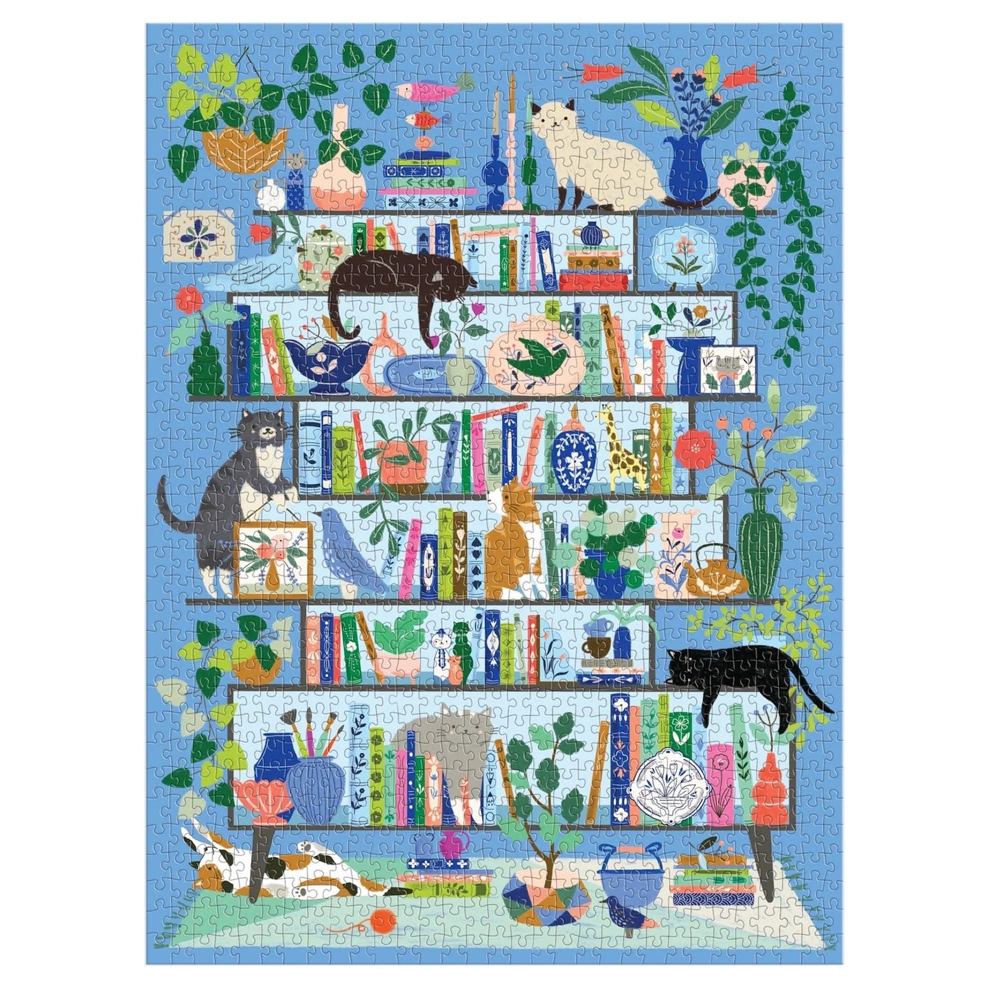 Galison 1000 Piece Puzzle - Purrfect Nook