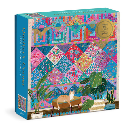 Galison 1000 Piece Puzzle - Quilter's Corner