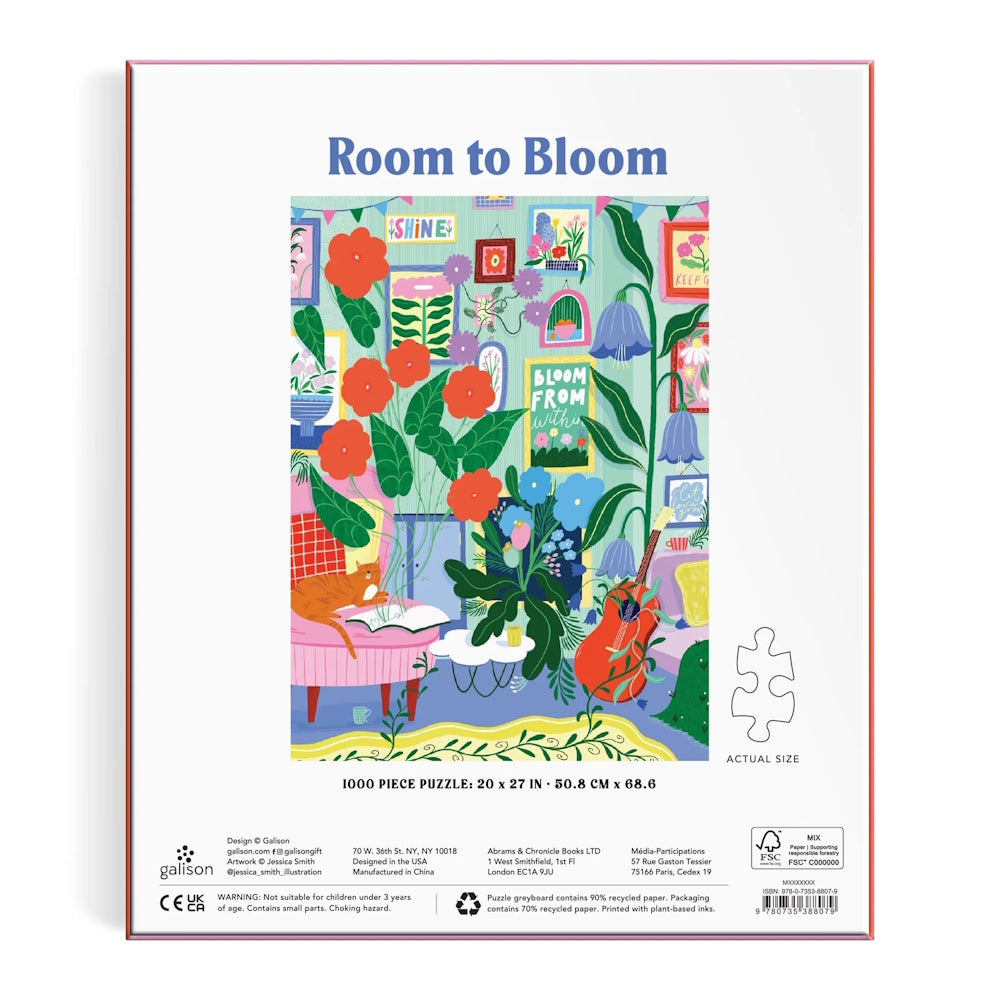 Galison 1000 Piece Puzzle - Room to Bloom