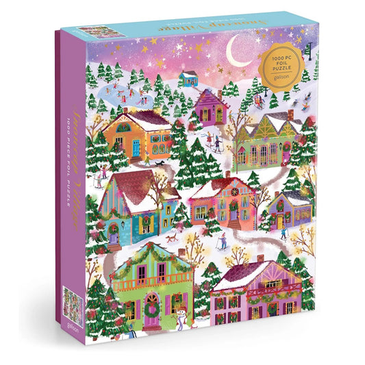 Galison 1000 Piece Puzzle - Snowcap Village