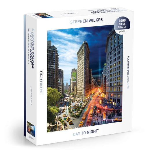 Galison 1000 Piece Puzzle - Stephen Wilkes Day To Night Flatiron