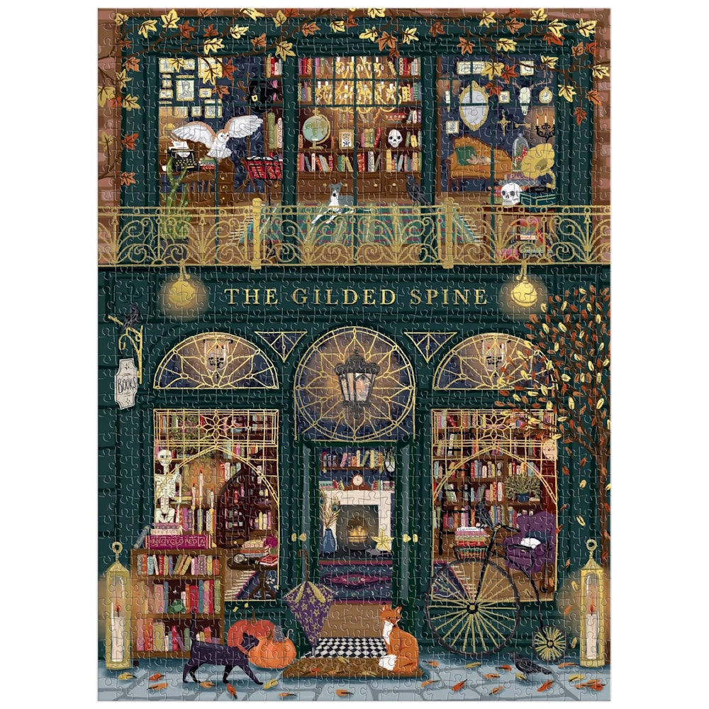 Galison 1000 Piece Puzzle - The Gilded Spine