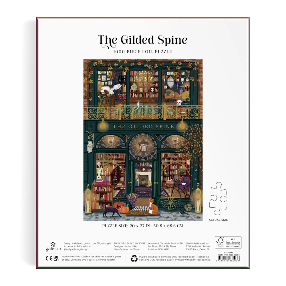 Galison 1000 Piece Puzzle - The Gilded Spine