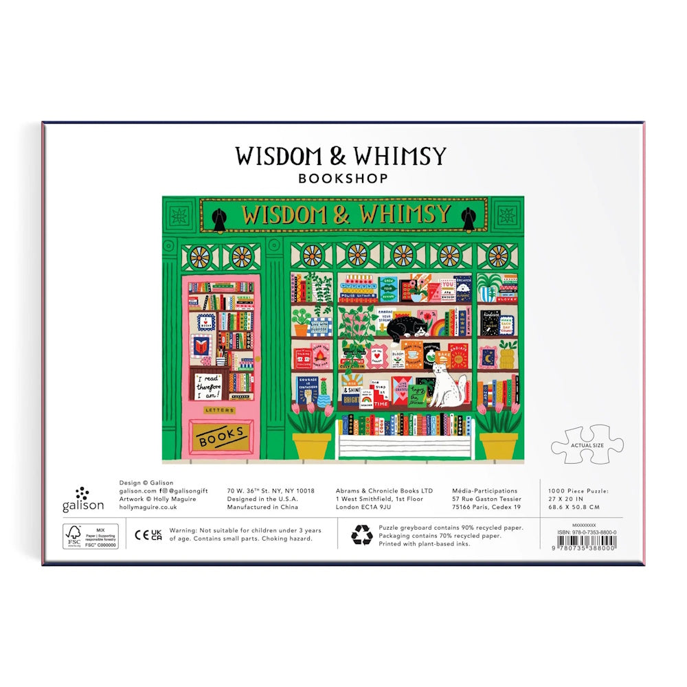 Galison 1000 Piece Puzzle - Wisdom & Whimsy