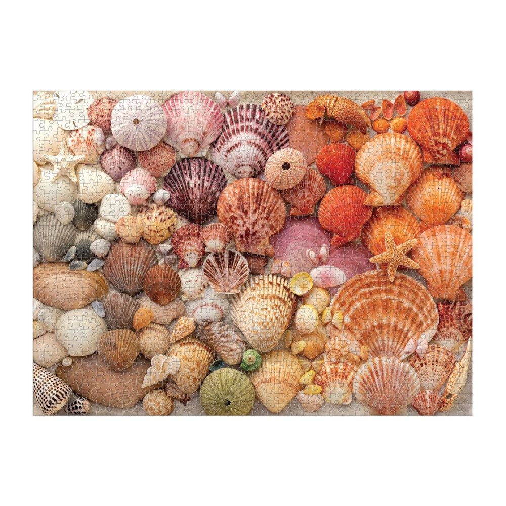 Galison 1000 Piece Puzzle - Vibrant Seashells
