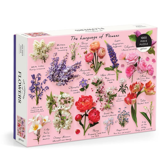 Galison 1000 Piece Puzzle - The Language of Flowers
