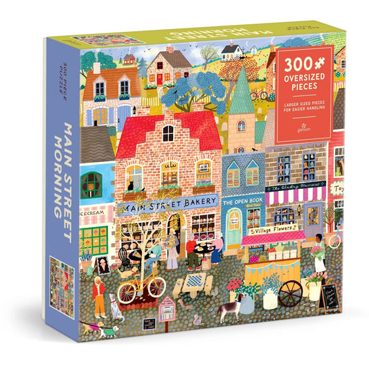 Galison 300 Large Piece Puzzle - Main Street Mornings