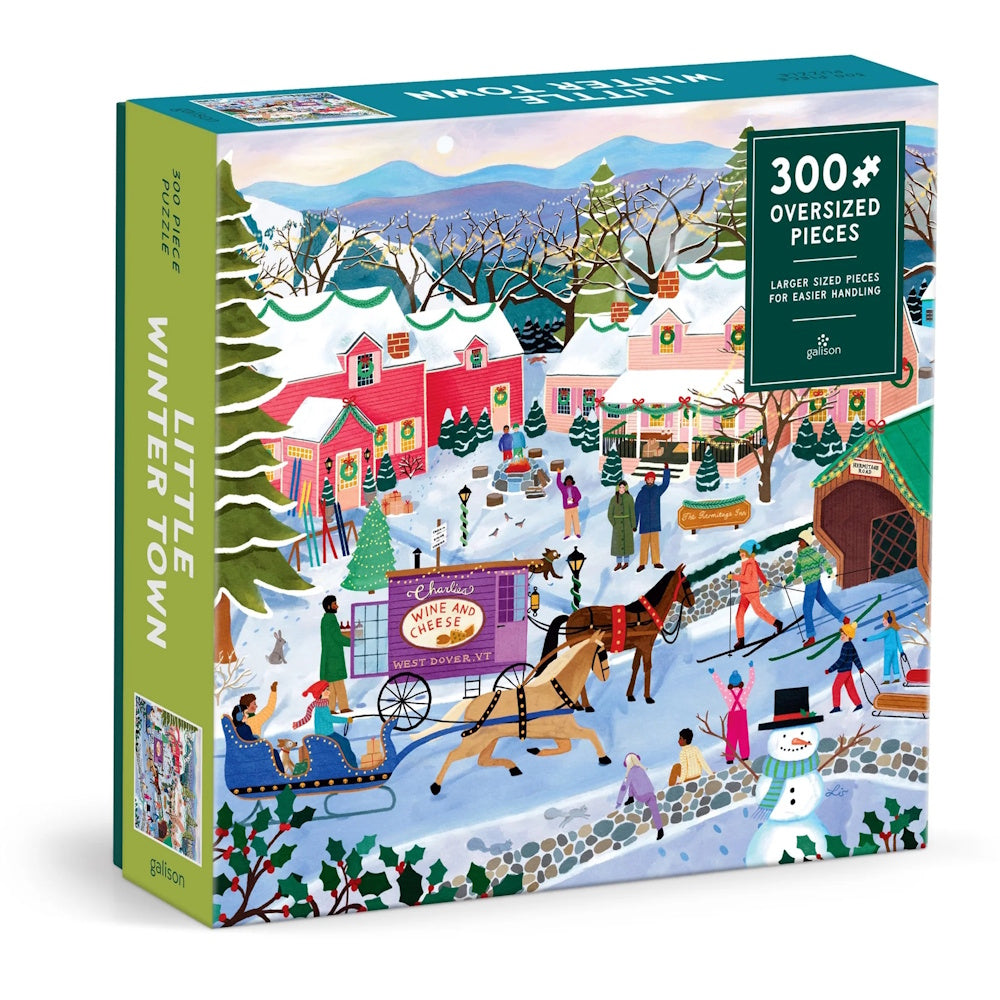 Galison 300 Large Piece Puzzle - Little Winter Town