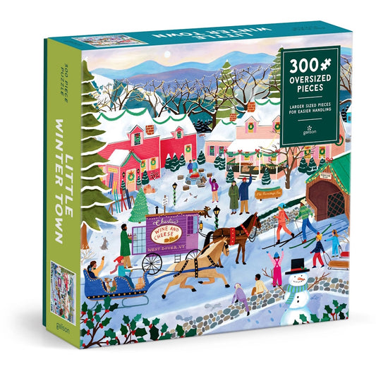Galison 300 Large Piece Puzzle - Little Winter Town