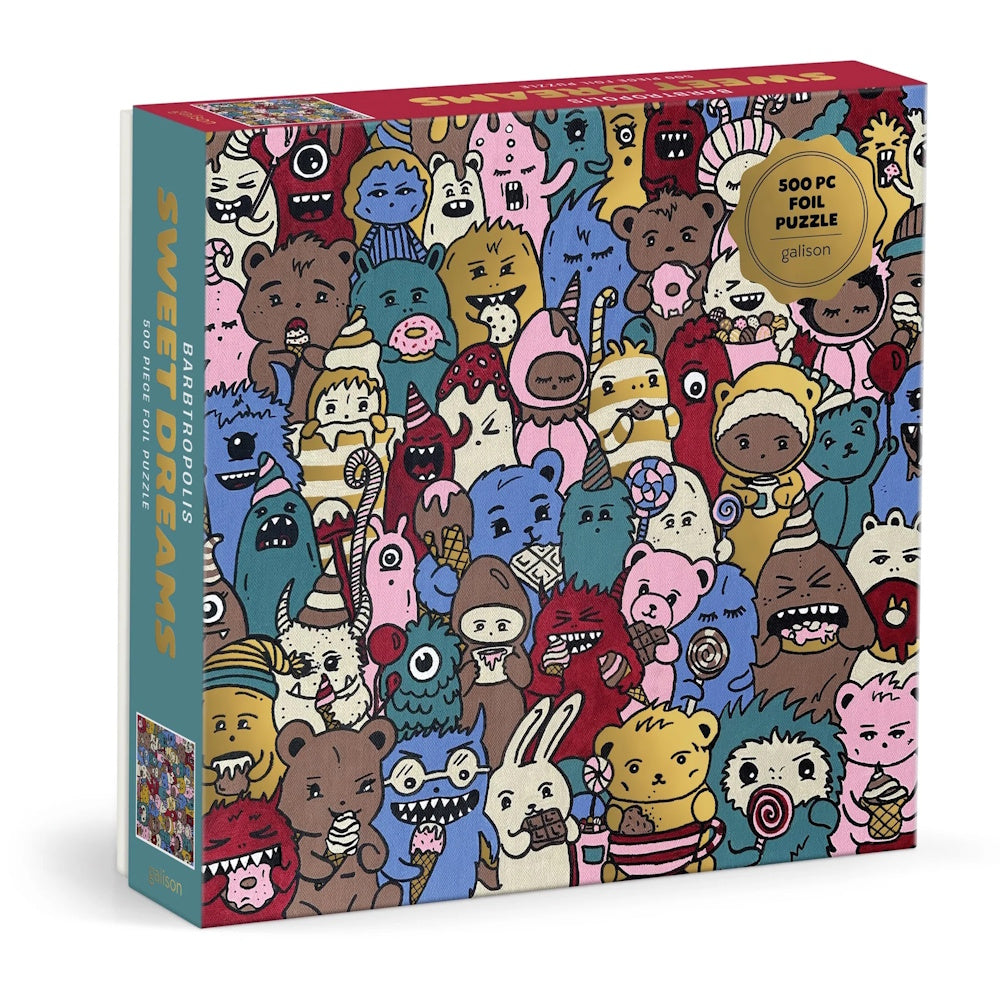 Galison 500 Piece Puzzle - Barbtropolis Sweet Dreams