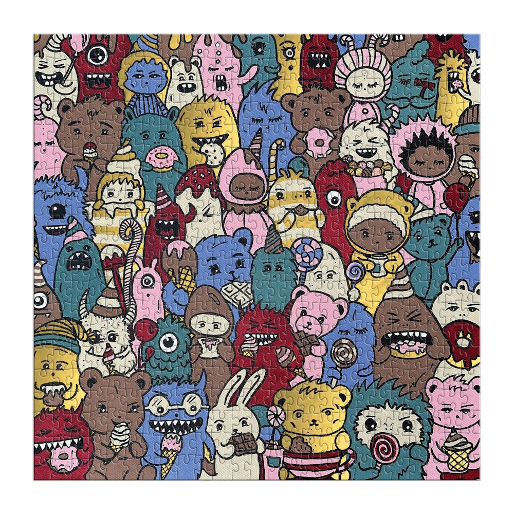 Galison 500 Piece Puzzle - Barbtropolis Sweet Dreams