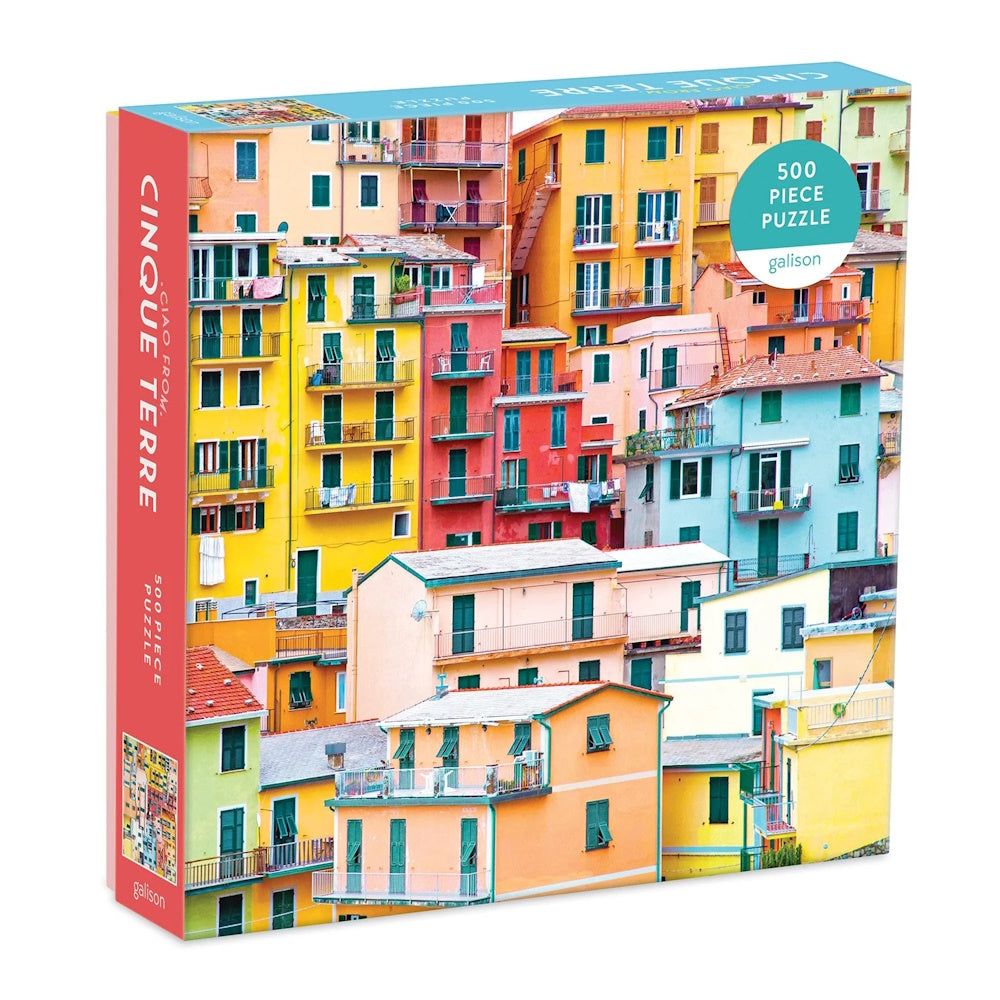 Galison 500 Piece Puzzle - Ciao from Cinque Terre