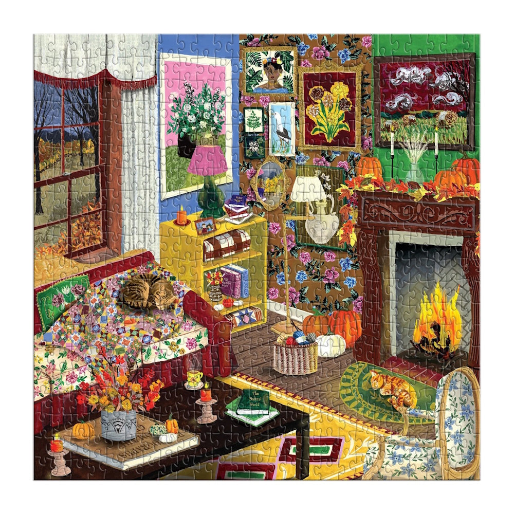 Galison 500 Piece Puzzle - Fall is in the Air