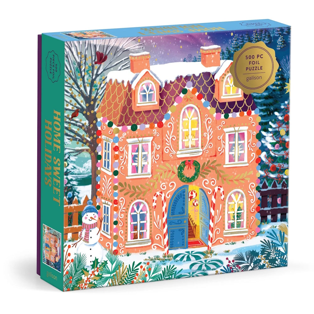 Galison 500 Piece Puzzle - Home Sweet Holidays