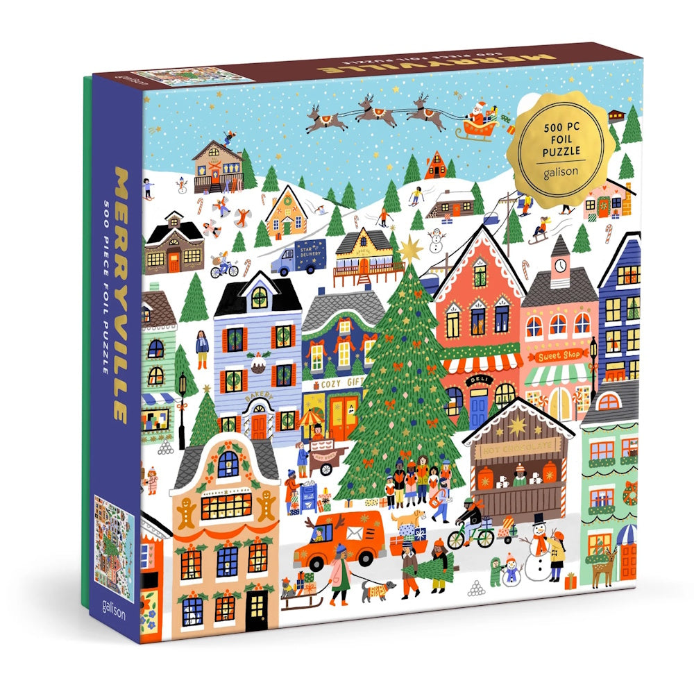 Galison 500 Piece Puzzle - Merryville
