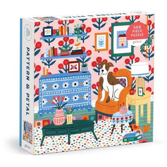 Galison 500 Piece Puzzle - Pattern & Petal