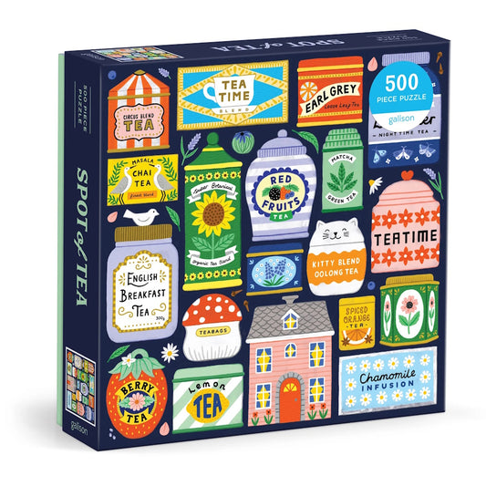 Galison 500 Piece Puzzle - Spot of Tea