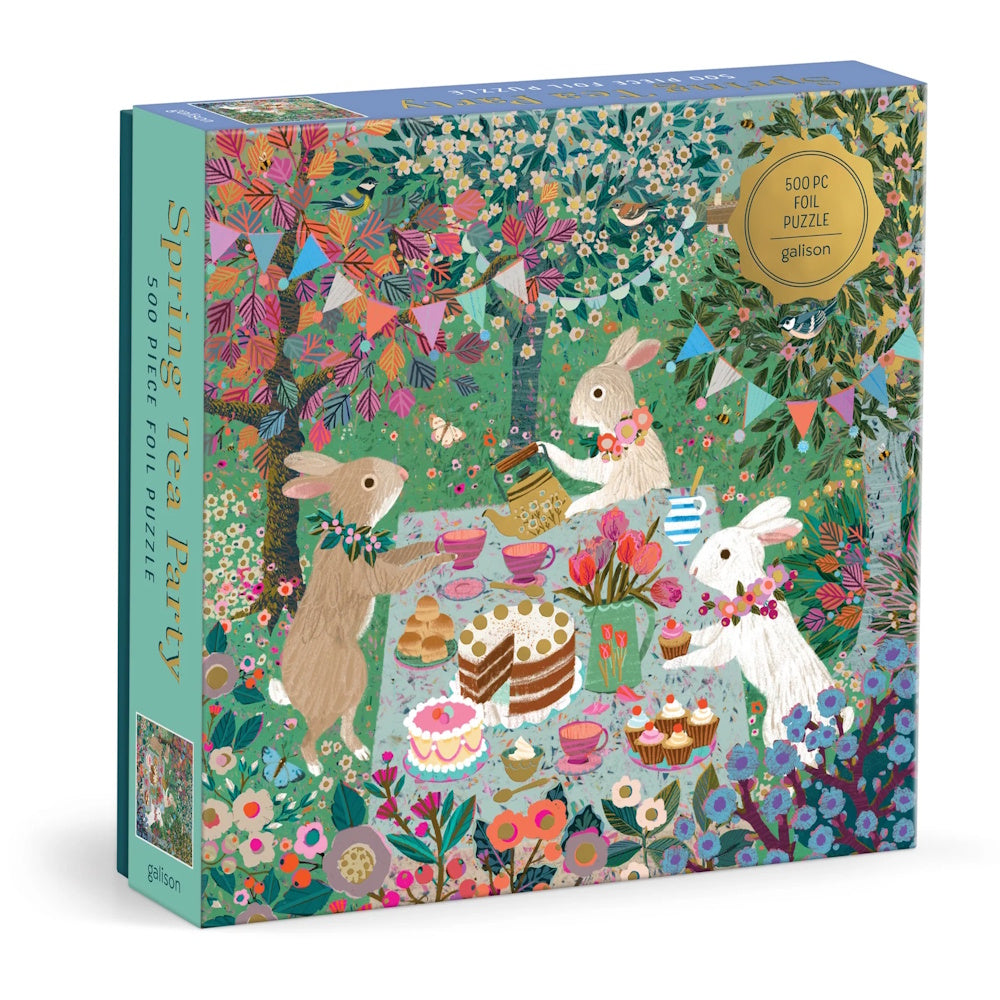 Galison 500 Piece Puzzle - Spring Tea Party