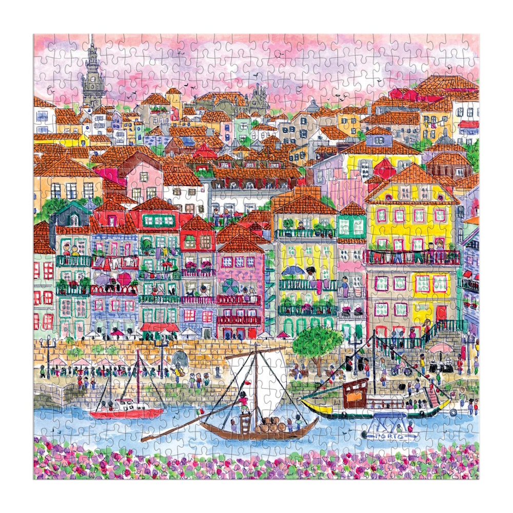 Galison 500 Piece Puzzle - Michael Storrings Colours of Porto