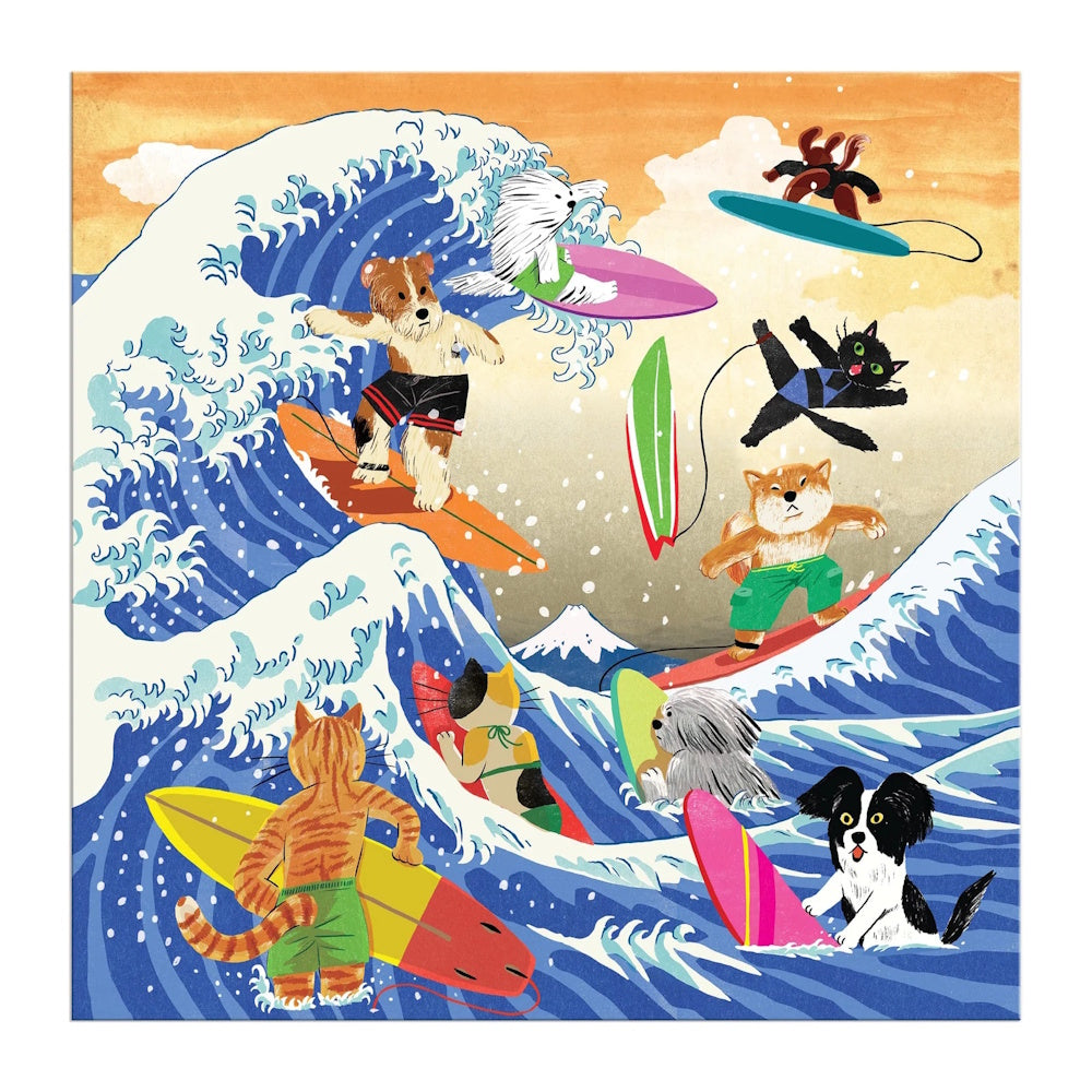 Galison 500 Piece Puzzle - The Great Surf