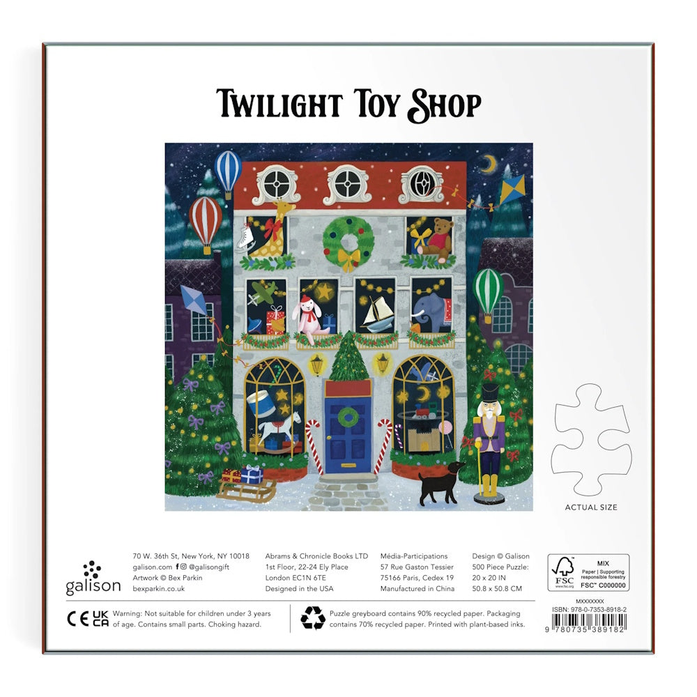 Galison 500 Piece Puzzle - Twilight Toy Shop