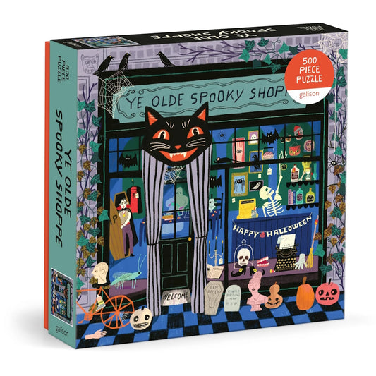 Galison 500 Piece Puzzle - Ye Olde Spooky Shoppe
