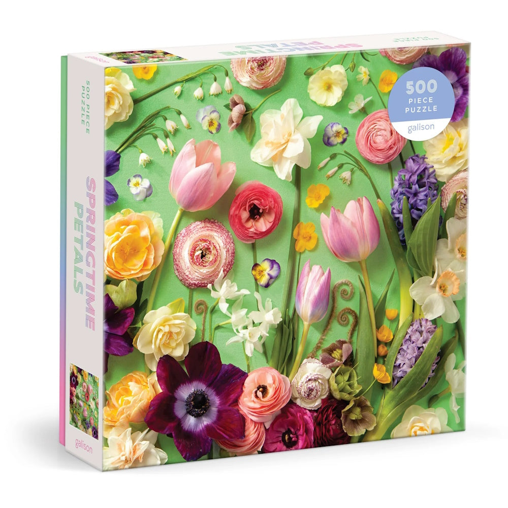 Galison 500 Piece Puzzle - Springtime Petals