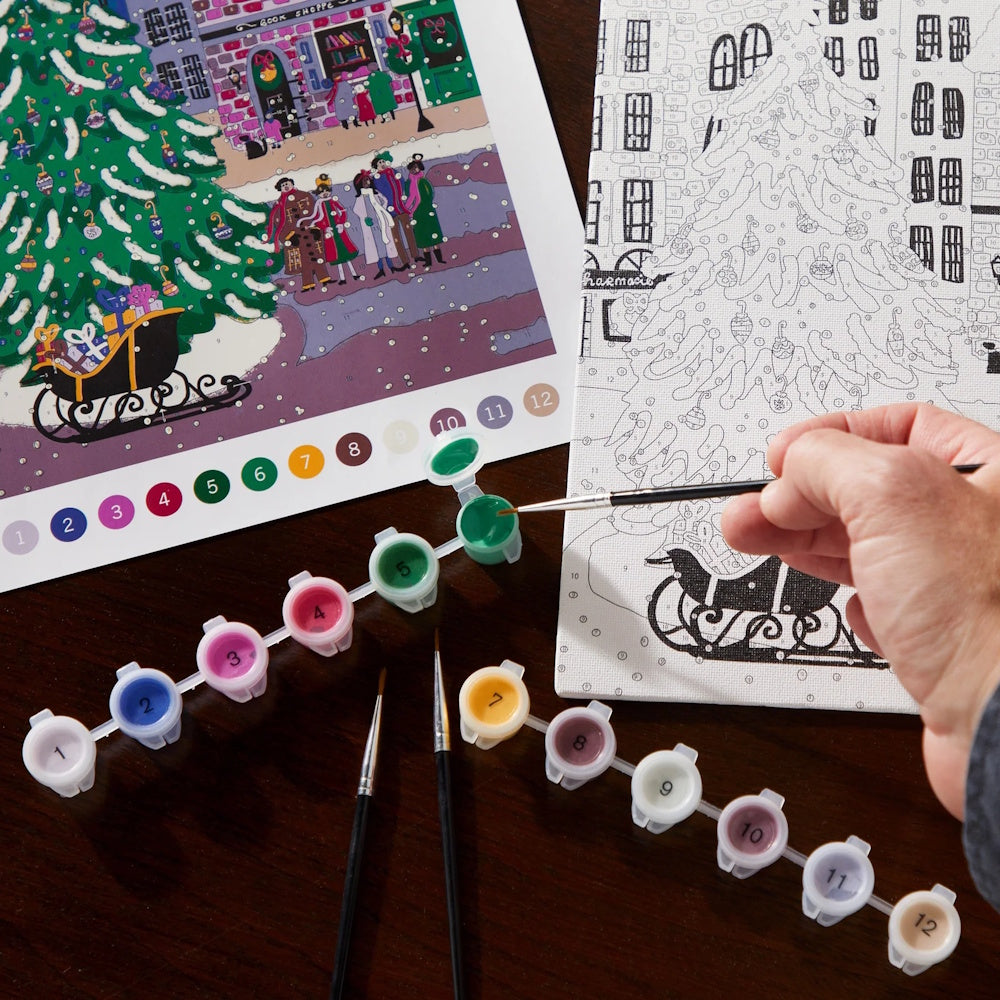 Christmas Square Paint By Number Kit