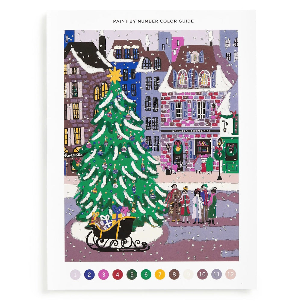 Christmas Square Paint By Number Kit