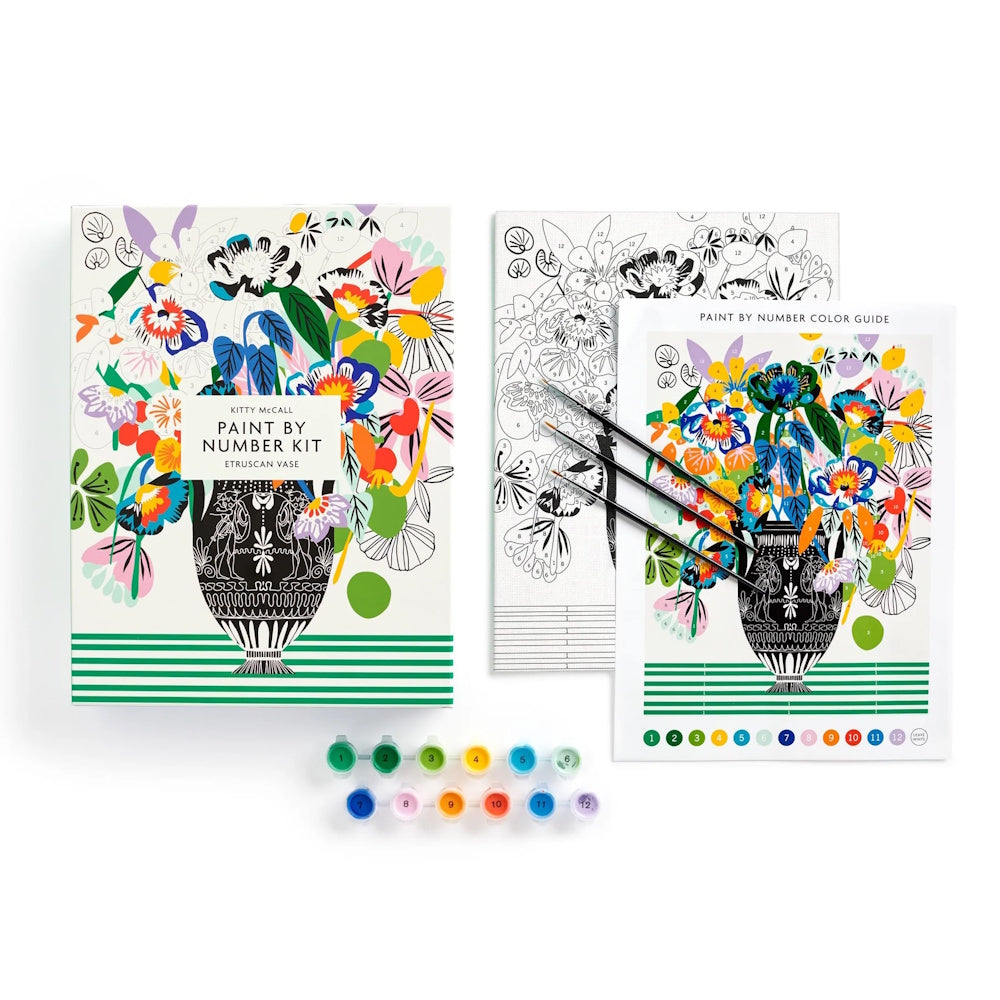 Kitty McCall Etruscan Vase Paint By Number Kit