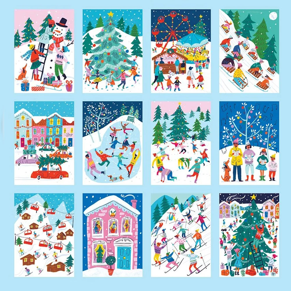 Merry & Bright 12 Days of Christmas Advent Puzzle