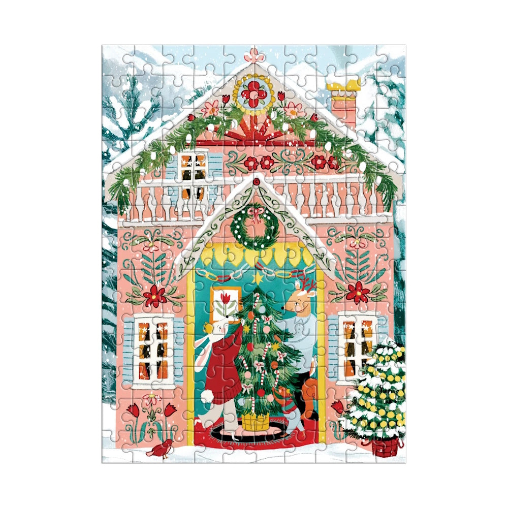Galison Swiss Chalet 130 Piece Puzzle Ornament