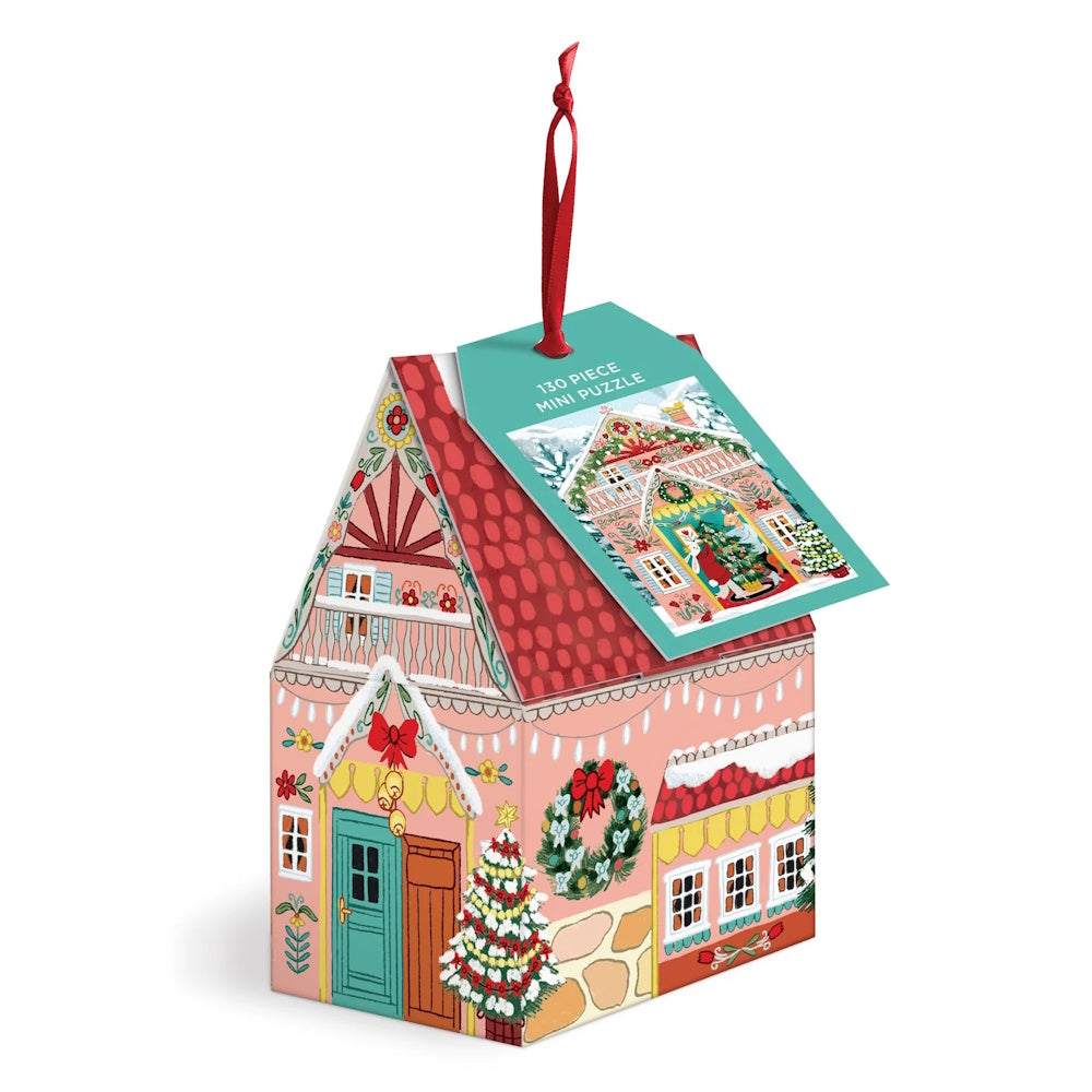 Galison Swiss Chalet 130 Piece Puzzle Ornament
