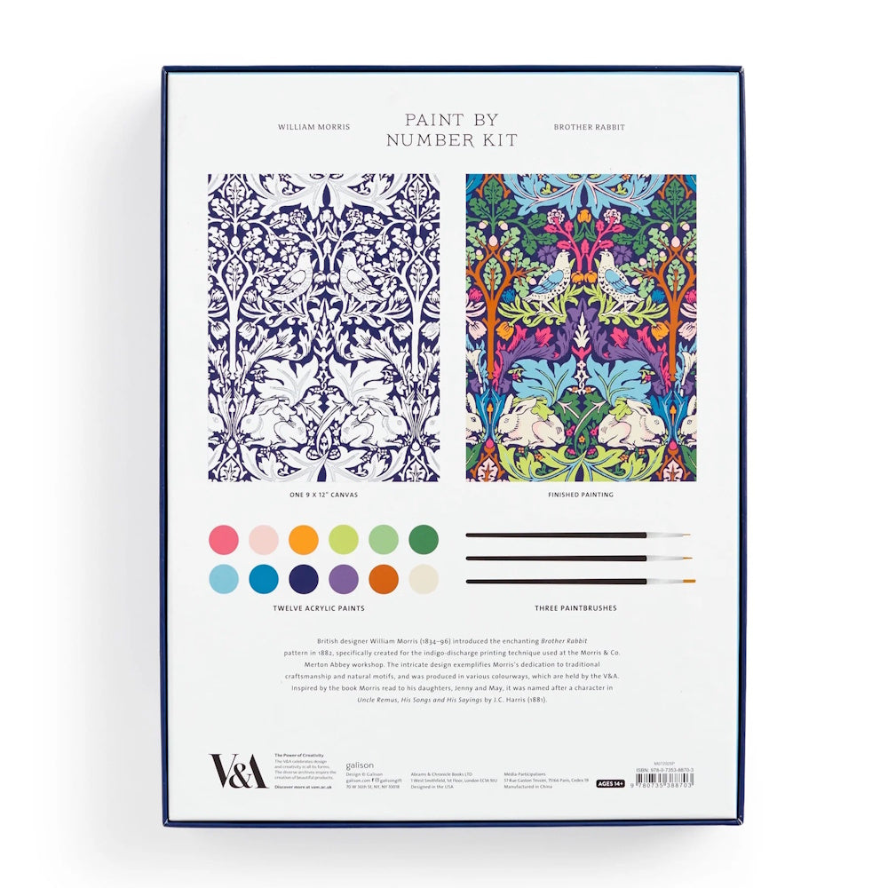 William Morris Brother Rabbit Paint By Number Kit
