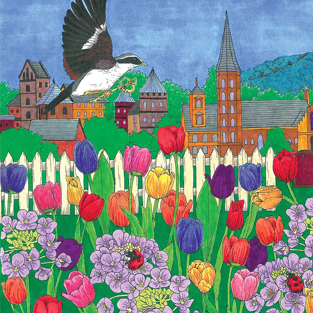 Garden of Fairytale Animals Colouring Book