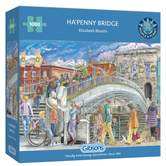 Gibsons 1000 Piece Jigsaw Puzzle - Ha'Penny Bridge