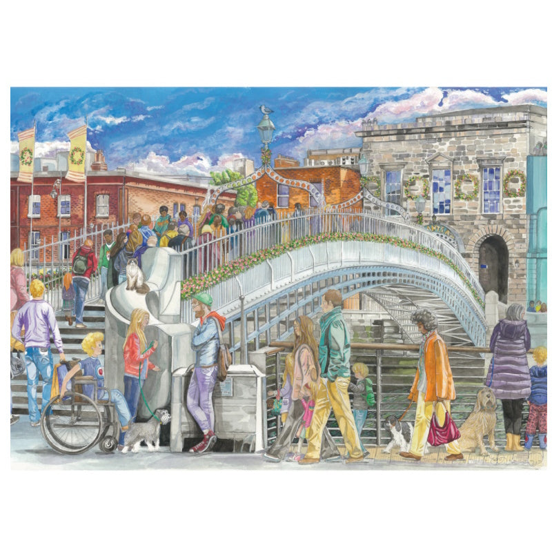 Gibsons 1000 Piece Jigsaw Puzzle - Ha'Penny Bridge