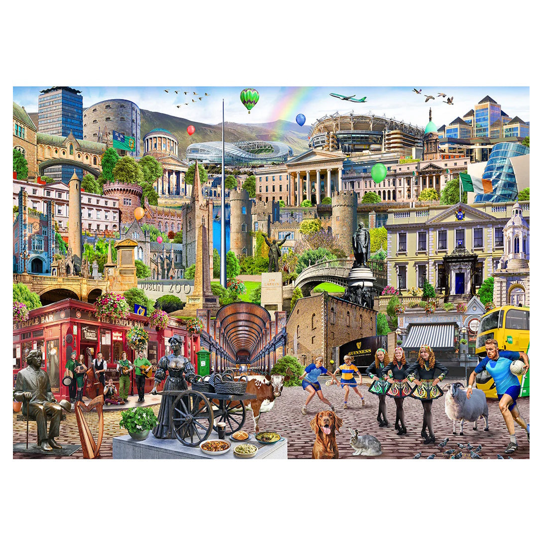 Gibsons Puzzle 'I Love Christmas' 1000 Pezzi – Disegnato Da Mike Jupp, Cartone Riciclato