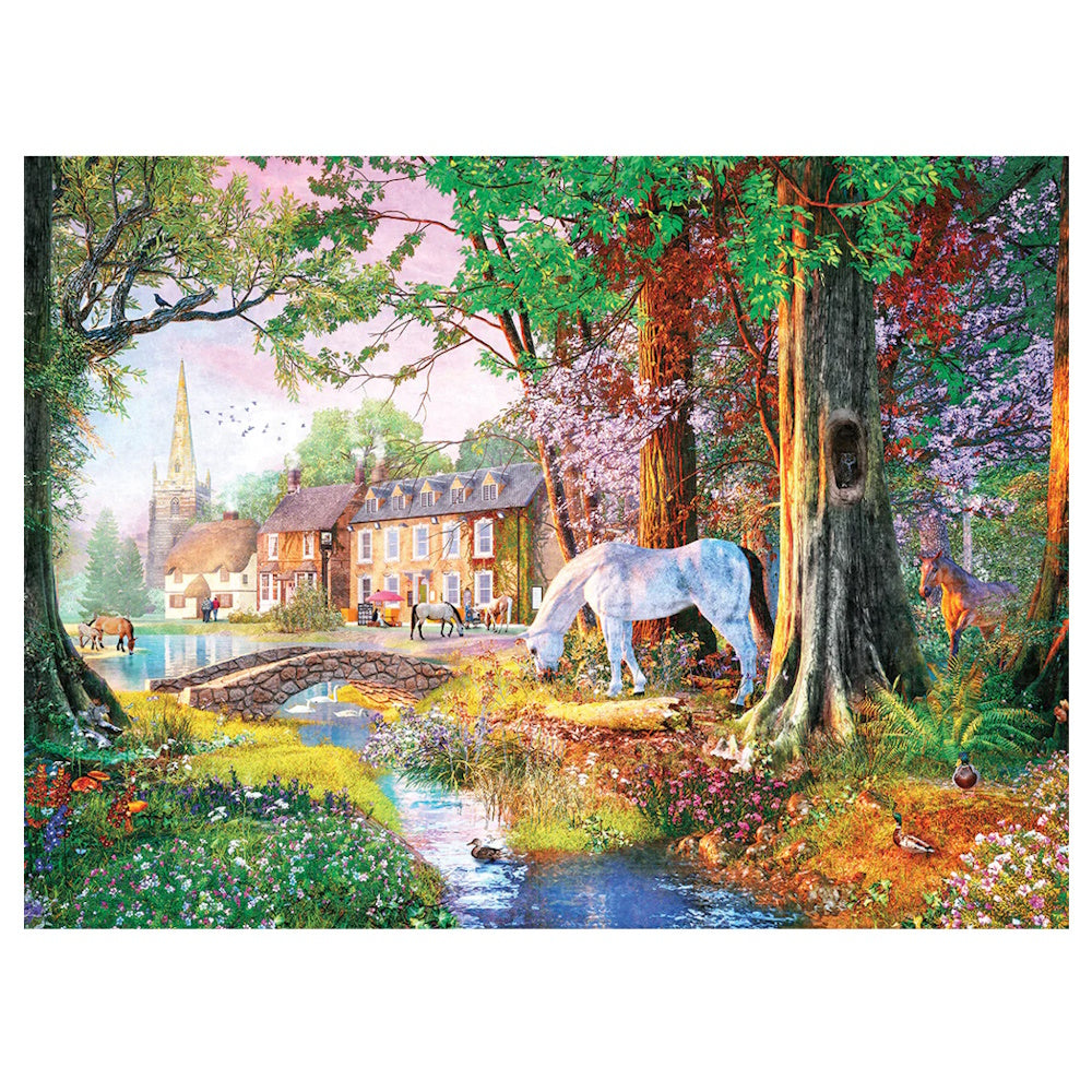 Gibsons 1000 Piece Jigsaw Puzzle - New Forest Ponies