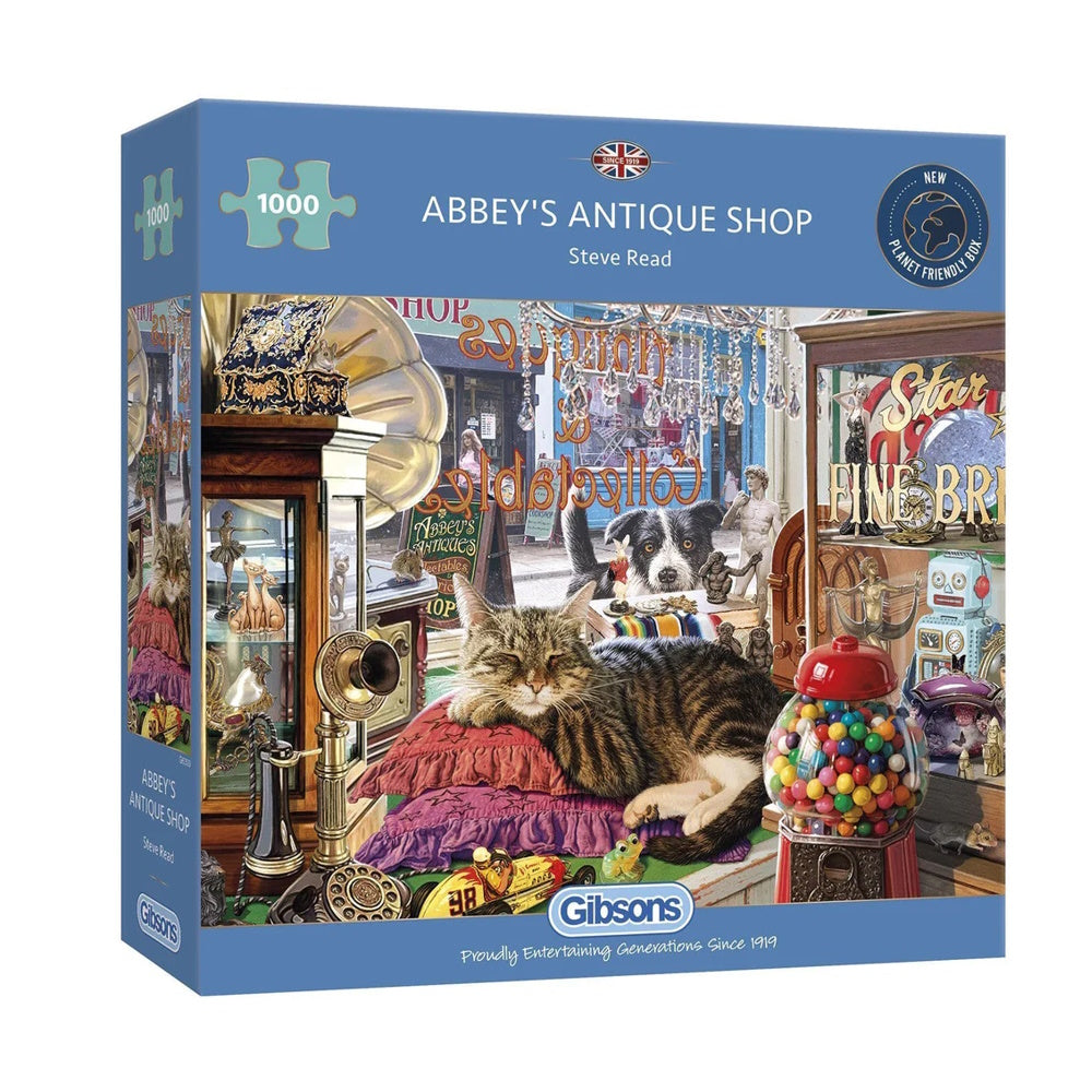 Gibsons 1000 Piece Jigsaw Puzzle - Abbey's Antique Shop